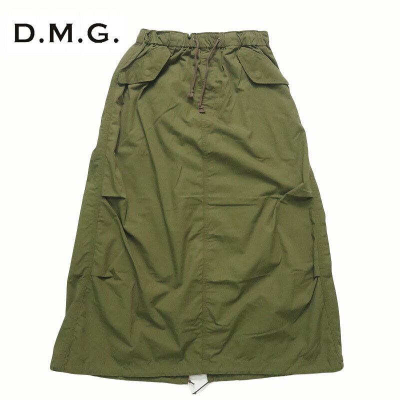 ドミンゴ D.M.G. DOMINGO ミリタリーオーバー スカート 17-528Z MADE IN JAPAN【2025年秋冬新作】 ドミンゴ D.M.G. DOMINGO ミリタリーオーバー スカート 17-528Z MADE
