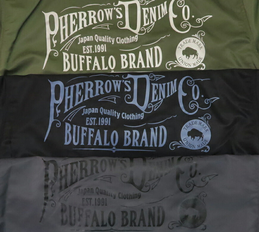 フェローズ PHERROW'S ナイロン コーチ ジャケット BUFFALO BRAND ウインドブレーカー 25S-PNCJ1-P1 【2025年春夏新作】