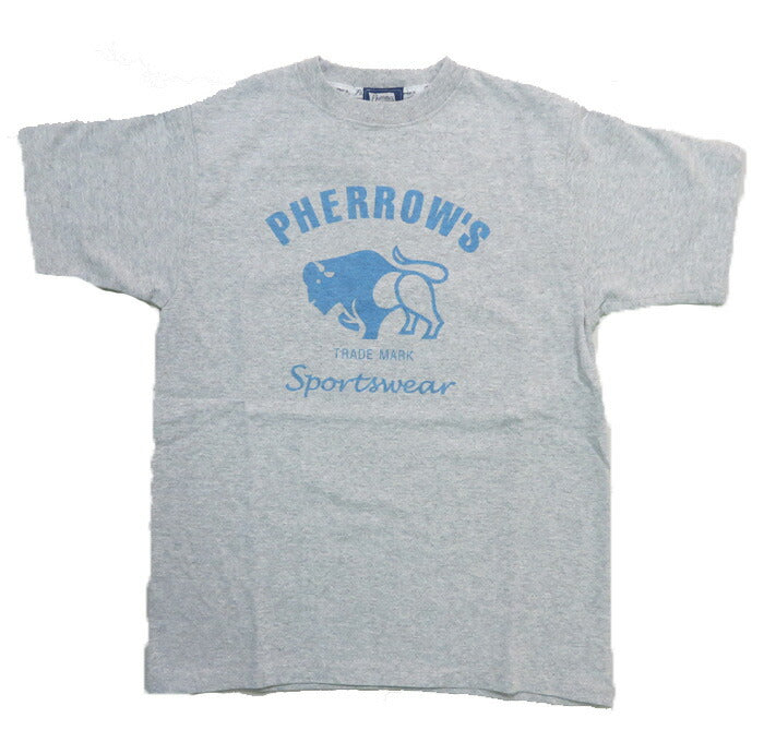 フェローズPHERROW'S半袖Tシャツプリントバッファロー「Buffalo」25S-PT2-VA