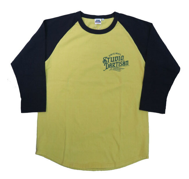 ダルチザン ステュディオ・ダ・ルチザン STUDIO D'ARTISAN 7分袖 ラウンドカット ラグランスリーブ プリント Tシャツ「STUDIO DARTISAN」8162B【2025年春夏新作】