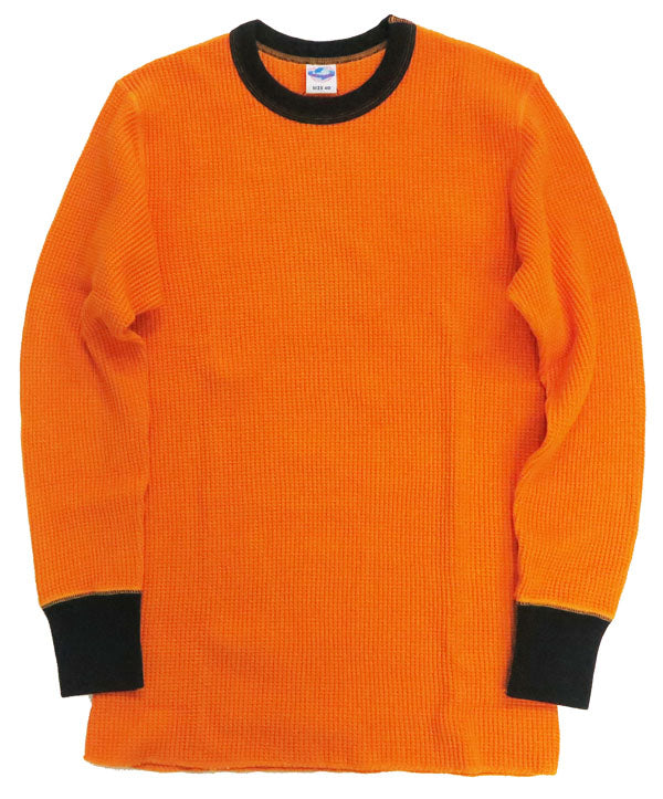 JELADO ジェラード メガ サーマル クルーネック 長袖 Tシャツ 2トーン カットソー AB12226 【2025年秋冬新作】