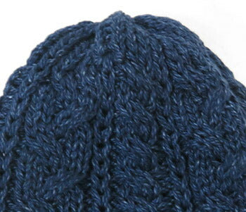 JELADO ジェラード ケーブル編み インディゴ コットン ワッチ キャップ ニット帽 Cotton Cable Watch Cap AB94705ID 【2025年春夏新作】