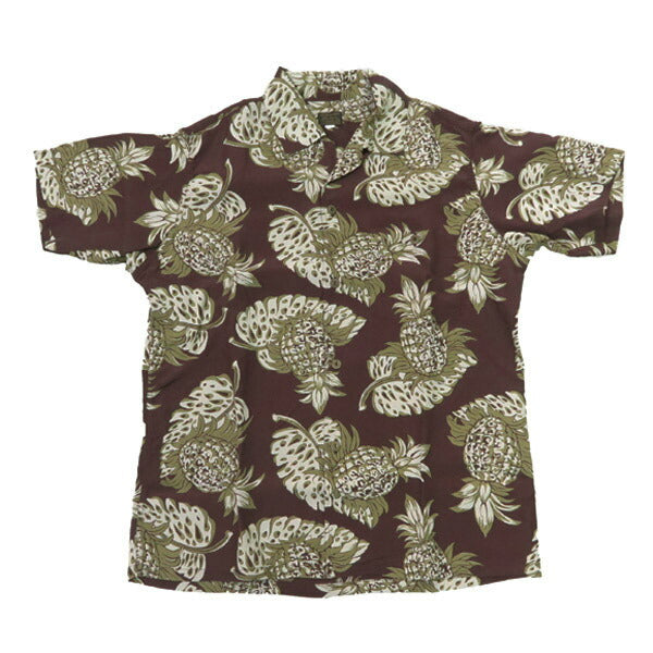 デラックスウェア DELUXEWARE 半袖 レーヨン アロハシャツ ハワイアンシャツ「50s PINE REEF」AL-18S【2025年春夏新作】