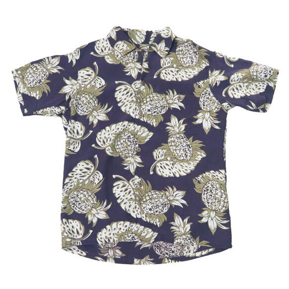 デラックスウェア DELUXEWARE 半袖 レーヨン アロハシャツ ハワイアンシャツ「50s PINE REEF」AL-18S【2025年春夏新作】