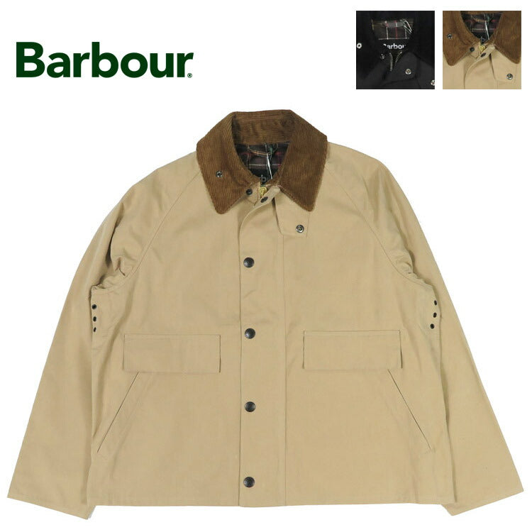 Barbour バブアー BORROWDALE ボロウデイル ピーチスキン ショート ブルゾン ノンワックスコットン ジャケット バーヴァー BBR1473MCA1059 【2025年春夏新作】