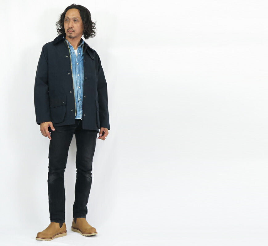 Barbour バブアー TRANSPORT 2レイヤー クラシック ビデイル BEDALE ノンワックスコットン ブルゾン バーヴァー 4955034 242MSP0107 【2024-25年秋冬新作】