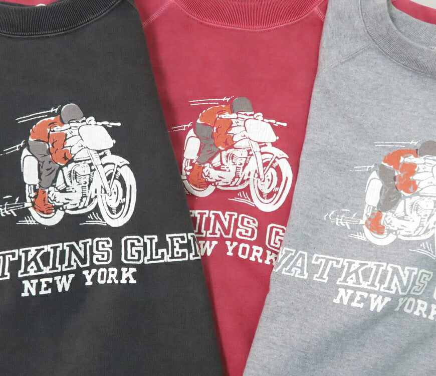 バーンズ BARNS 90's 半袖 クルーネック スウェット WATKINS GLEN BR-25115 【2025年春夏新作】