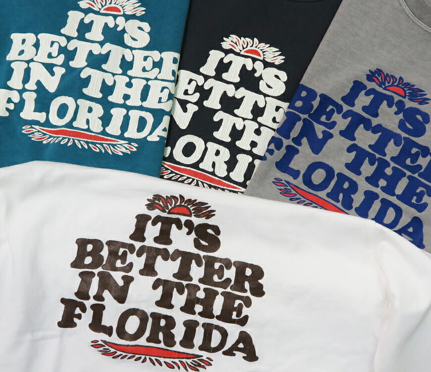 バーンズ BARNS 長袖 HOT-SHOT プリント Tシャツ IT'S BETTER BR-25122【2025年春夏新作】