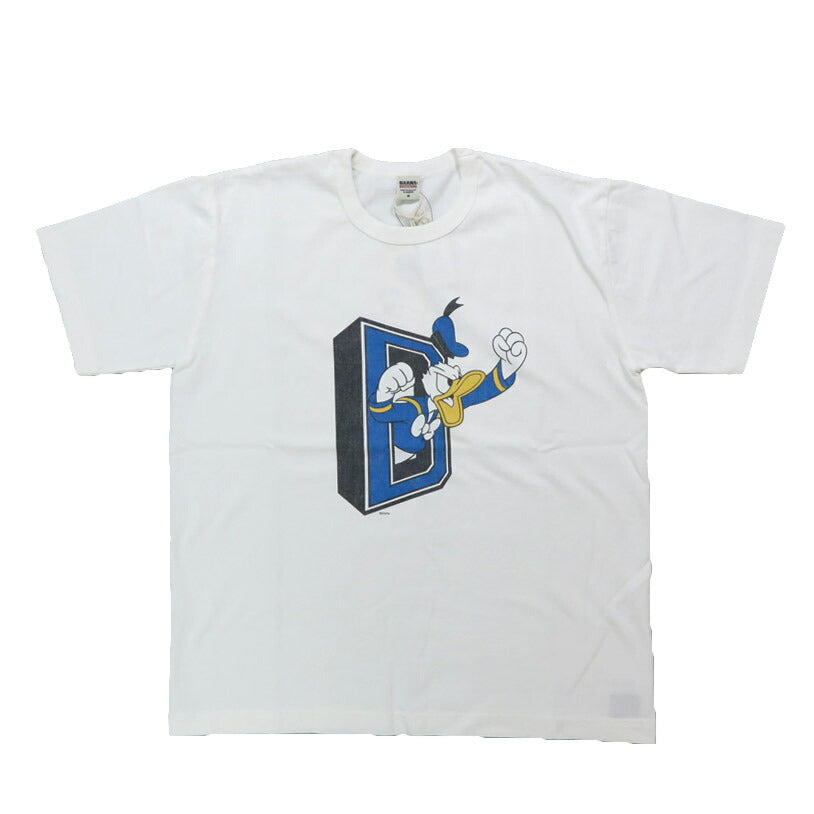 バーンズ BARNS 半袖 チューブ プリント Tシャツ Donald Duck BR-25255 【2025年春夏新作】
