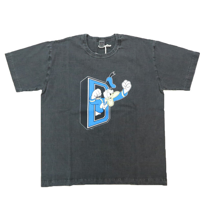 バーンズ BARNS 半袖 チューブ プリント Tシャツ Donald Duck BR-25255 【2025年春夏新作】
