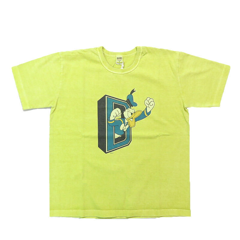 バーンズ BARNS 半袖 チューブ プリント Tシャツ Donald Duck BR-25255 【2025年春夏新作】