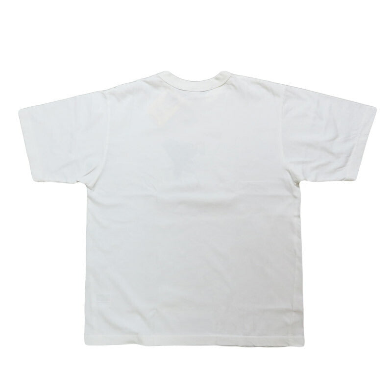 バーンズ BARNS 半袖 バインダーネック ピグメント Tシャツ "Pottering" BR-25295 【2025年春夏新作】