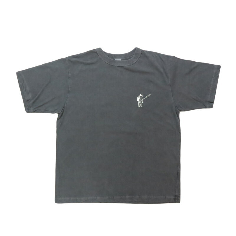 バーンズ BARNS 半袖 バインダーネック ピグメント Tシャツ "CALIFORNIA" BR-25296 【2025年春夏新作】