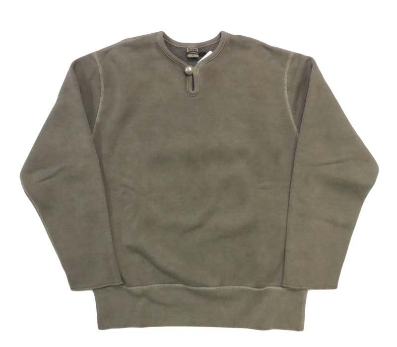 バーンズ BARNS BW CONCHO SWET コンチョネックスウェット ピグメント染め BR-25480