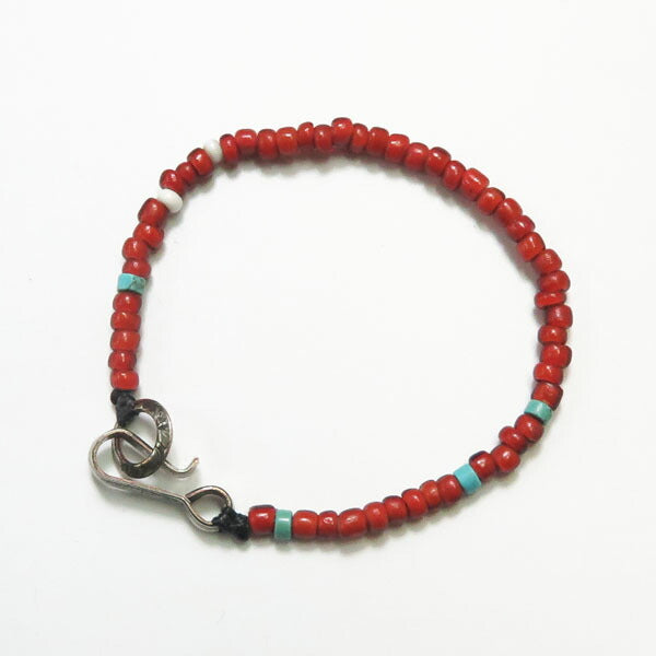 バーンズ BARNS × ノースワークス NORTH WORKS アンティーク ビーズ ブレスレット BR-8801W 【2026年春夏新作】