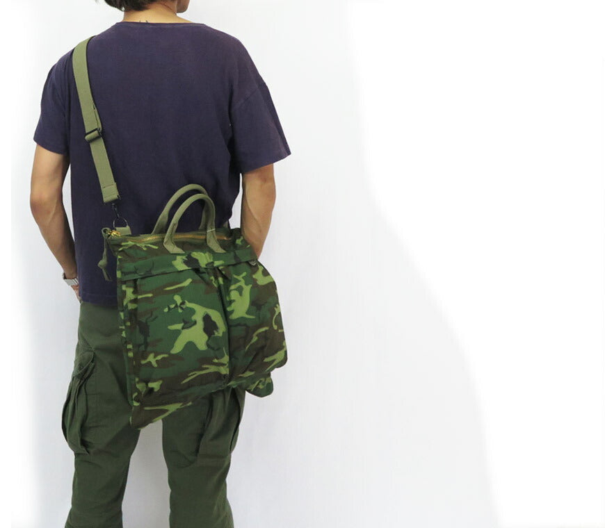 バズリクソンズ Buzz Rickson's カモフラ柄 ヘルメットバッグ ERDL CAMOUFLAGE HELMET BAG BR02841【2025年春夏新作】