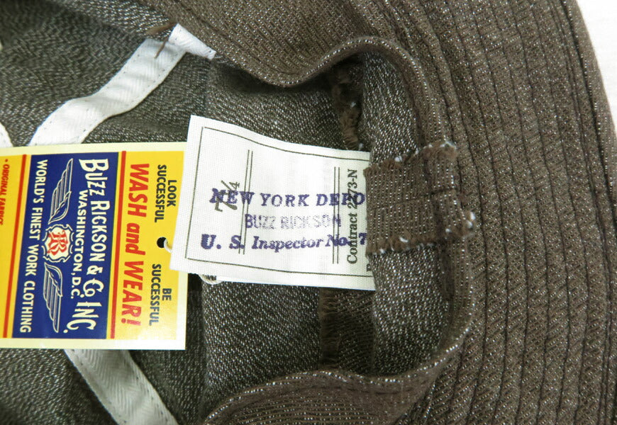 バズリクソンズ Buzz Rickson's HAT WORKING BROWN DENIM デニム ハット BR02843【2025年春夏新作】