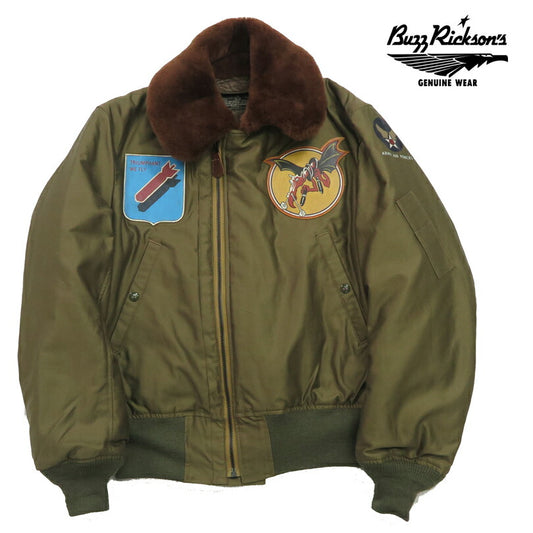 バズリクソンズ Buzz Rickson's フライトジャケット B-15 ROUGHWEAR CLOTHING 534th BOMB.SQ.381st BOMB.GP. BR15598 【2024-25年秋冬新作】