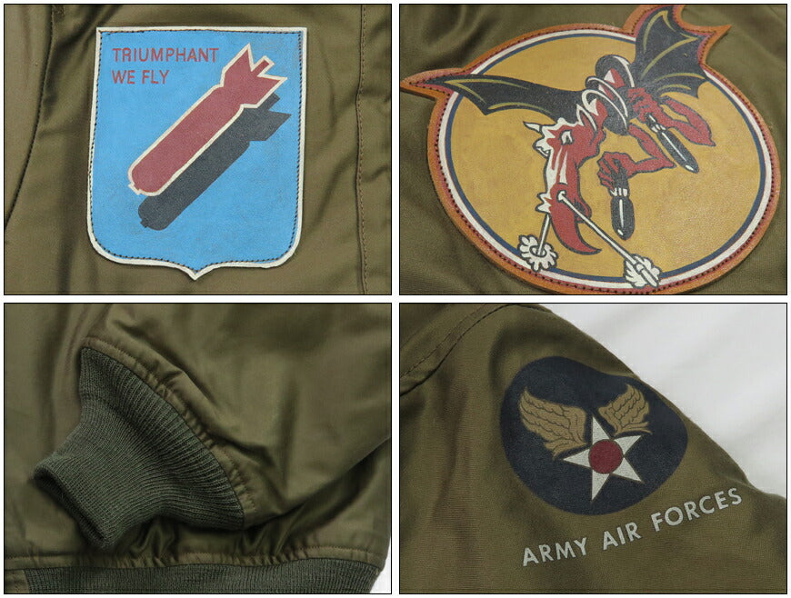 バズリクソンズ Buzz Rickson's フライトジャケット B-15 ROUGHWEAR CLOTHING 534th BOMB.SQ.381st BOMB.GP. BR15598 【2024-25年秋冬新作】