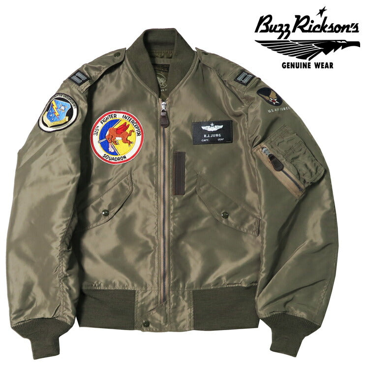 バズリクソンズ Buzz Rickson's Type L-2 “REED PRODUCTS, INC.” 325th FIGHTER INTERCEPTOR SQ. フライト ジャケット ミリタリー BR15709 【2024-25年秋冬新作】