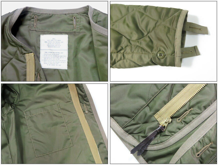 バズリクソンズ BUZZ RICKSON'S M-65フィールドジャケット用 キルティング ライナー ジャケット LINER, EXTREME COLD WEATHER, BR15754 【2025年秋冬新作】