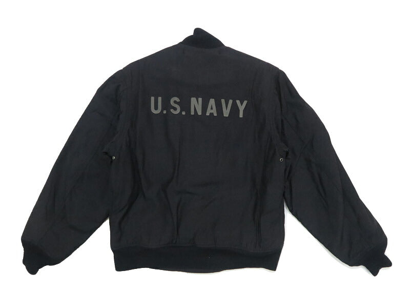 バズリクソンズ Buzz Rickson's フック デッキジャケット Type DECK HOOK “RAYON COTTON VERSION NAVY DEPARTMENT” BR15762 【2025年秋冬新作】
