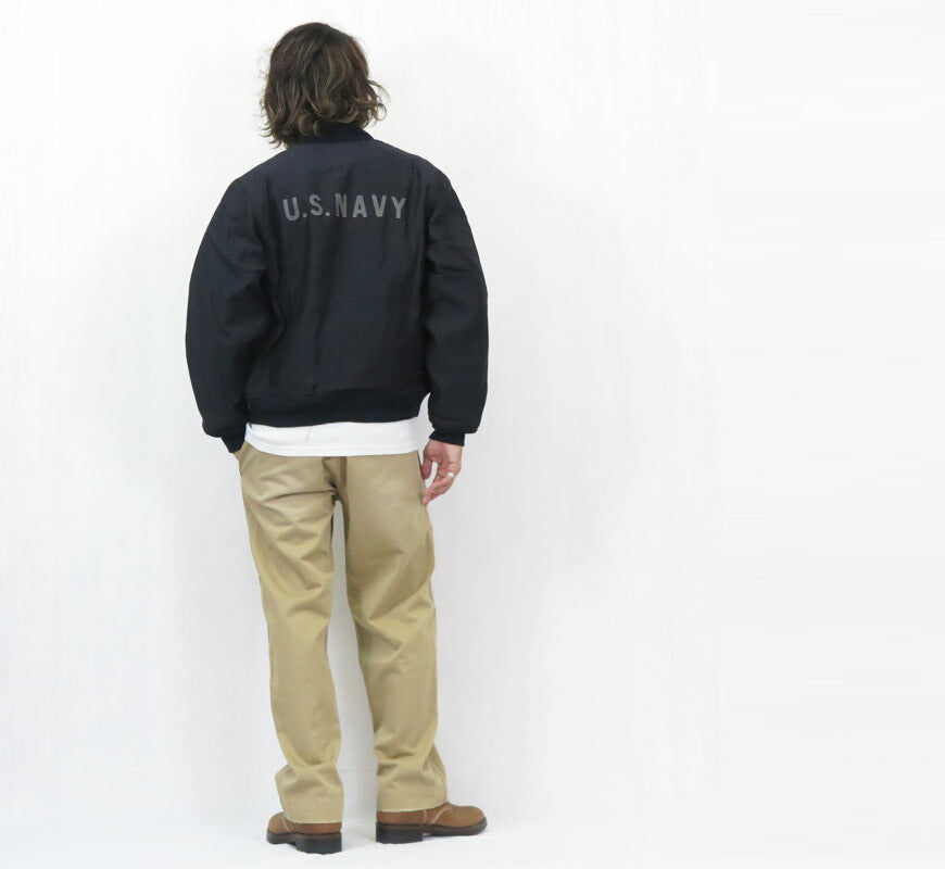 バズリクソンズ Buzz Rickson's フック デッキジャケット Type DECK HOOK “RAYON COTTON VERSION NAVY DEPARTMENT” BR15762 【2025年秋冬新作】
