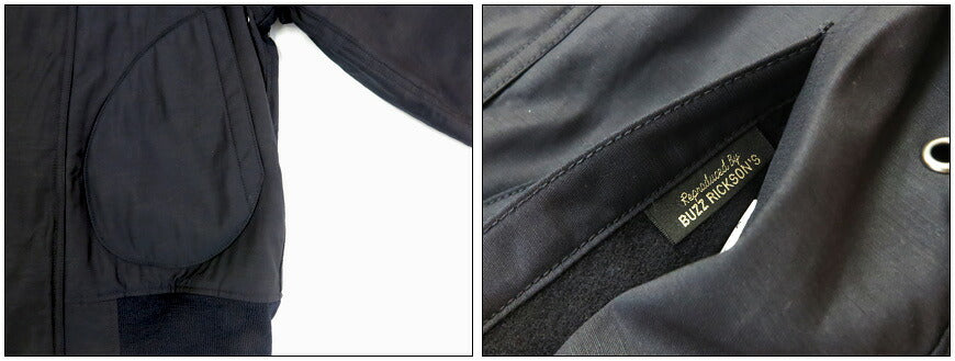 バズリクソンズ Buzz Rickson's フック デッキジャケット Type DECK HOOK “RAYON COTTON VERSION NAVY DEPARTMENT” BR15762 【2025年秋冬新作】