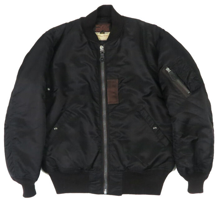 バズリクソンズ Buzz Rickson's フライトジャケット BLACK MA-1 ロング丈 1st Model Albert Turner アルバートターナー William Gibson ウィリアムギブソン BR15772 【2025年秋冬新作】