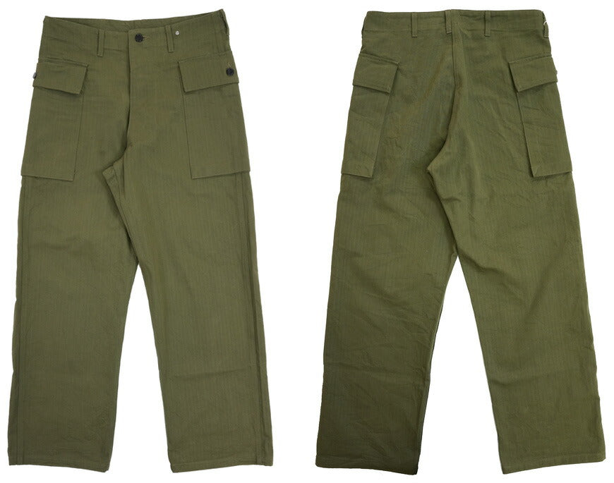 バズリクソンズ Buzz Rickson's コットンヘリンボーンツイル ミリタリー トラウザーズ SPECIAL パンツ BR42638 【2026年春夏新作】