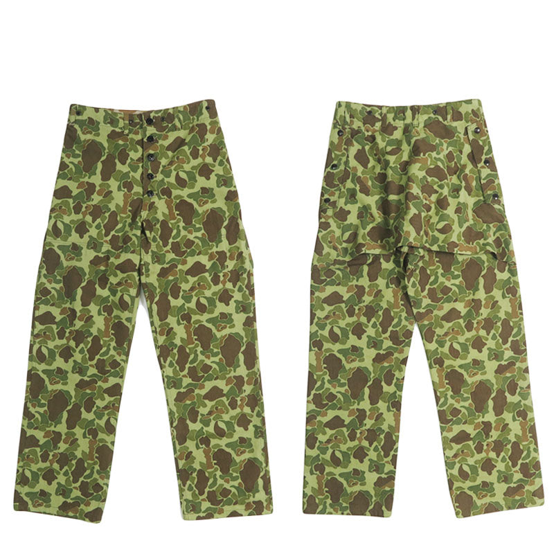 バズリクソンズ Buzz Rickson's トラウザース ヘリンボーン パンツ U.S. MARINE CORPS TROUSERS, HERRINGBONE, CAMOUFLAGED P-44 BR42634 【2026年春夏新作】