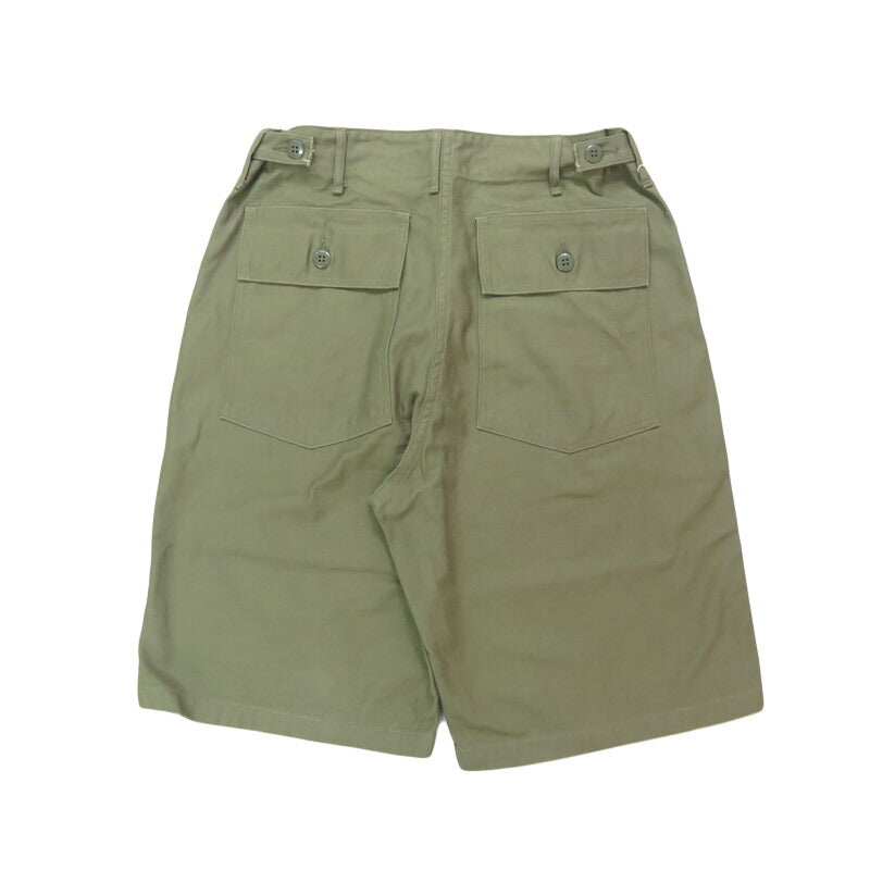 バズリクソンズ BUZZ RICKSON'S QM SHADE 107 TYPE 1 コットンサテン ショートパンツ OLIVE GREEN ショーツ BR51735 【2025年春夏新作】