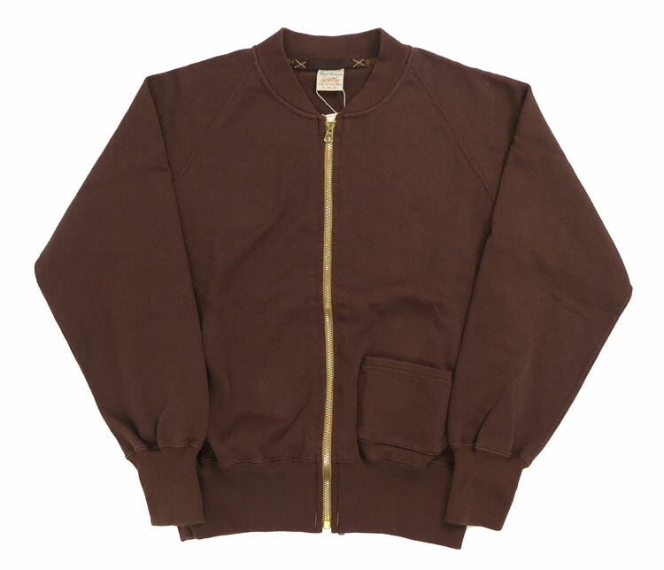 バズリクソンズ Buzz Rickson's 16番双糸 C-2 ヘビーコットン ジャージ インナーセーター ジップスウェット BR69444【2024-25年秋冬新作】
