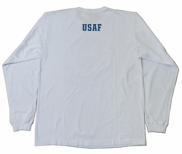 バズリクソンズ BUZZ RICKSON'S 長袖 Tシャツ プリント "EDWARDS" MADE IN USA BR69508 【2024-25年秋冬新作】
