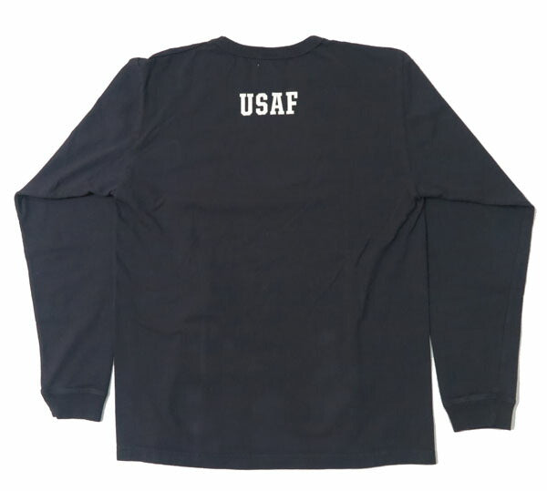 バズリクソンズ BUZZ RICKSON'S 長袖 Tシャツ プリント "EDWARDS" MADE IN USA BR69508 【2024-25年秋冬新作】