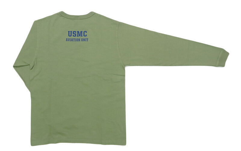 バズリクソンズ BUZZ RICKSON'S 長袖 Tシャツ プリント "VMF-241 SONS OF SATAN" MADE IN USA BR69627【2025年秋冬新作】
