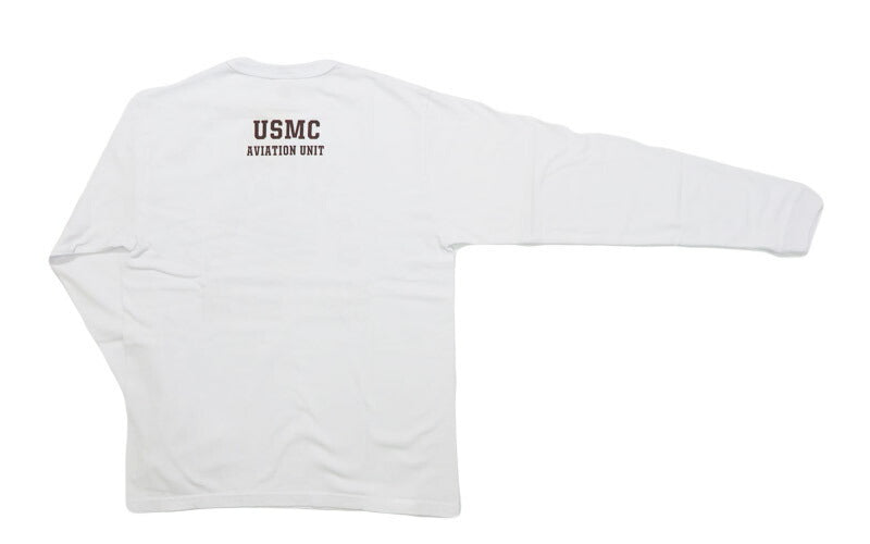 バズリクソンズ BUZZ RICKSON'S 長袖 Tシャツ プリント "VMF-241 SONS OF SATAN" MADE IN USA BR69627【2025年秋冬新作】