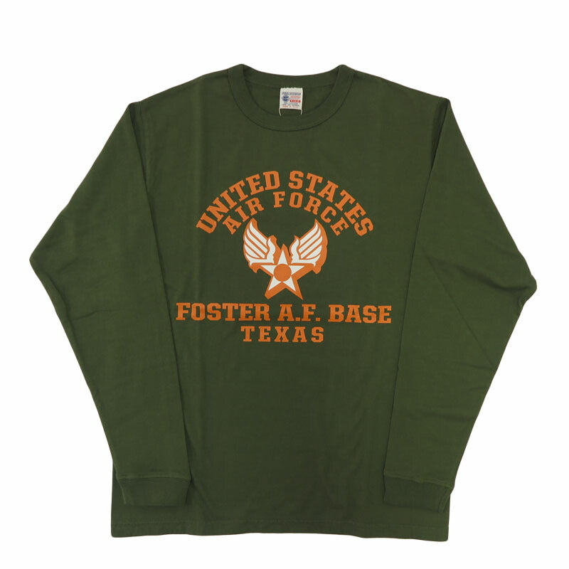バズリクソンズ BUZZ RICKSON'S 長袖 Tシャツ プリント "U.S. AIR FORCE " MADE IN USA BR69698【2025年秋冬新作】