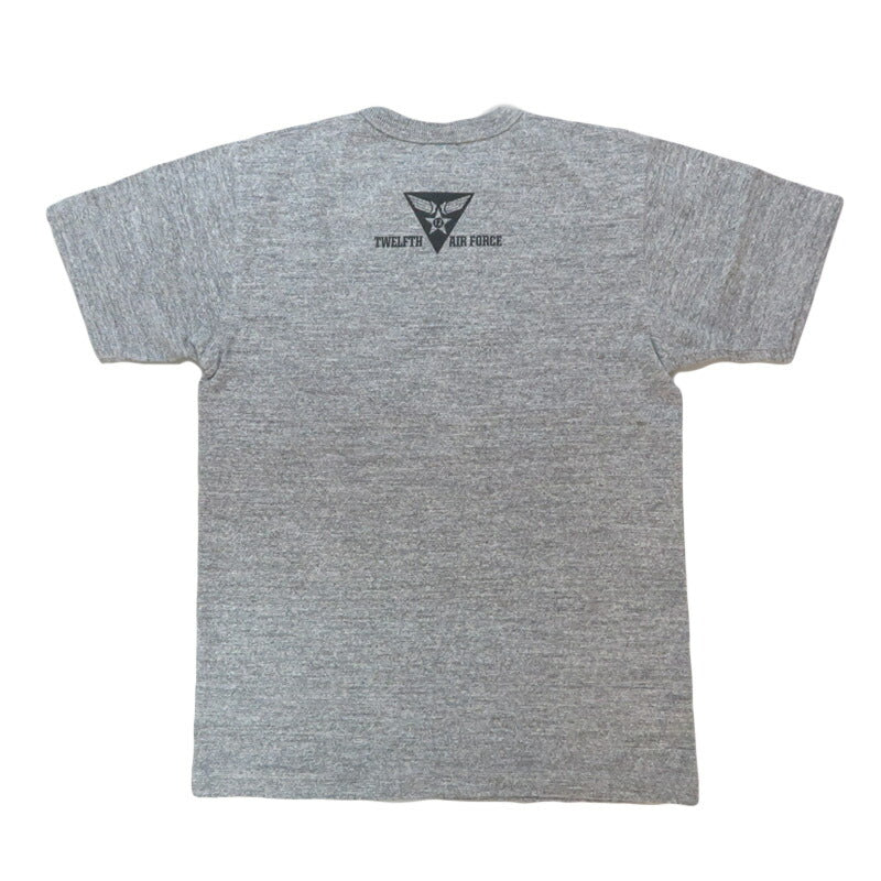 バズリクソンズ BUZZ RICKSON'S スラブヤーン 半袖 Tシャツ プリント "SLUB YARN T-SHIRT 444th BOMB SQ" BR79560【2025年春夏新作】