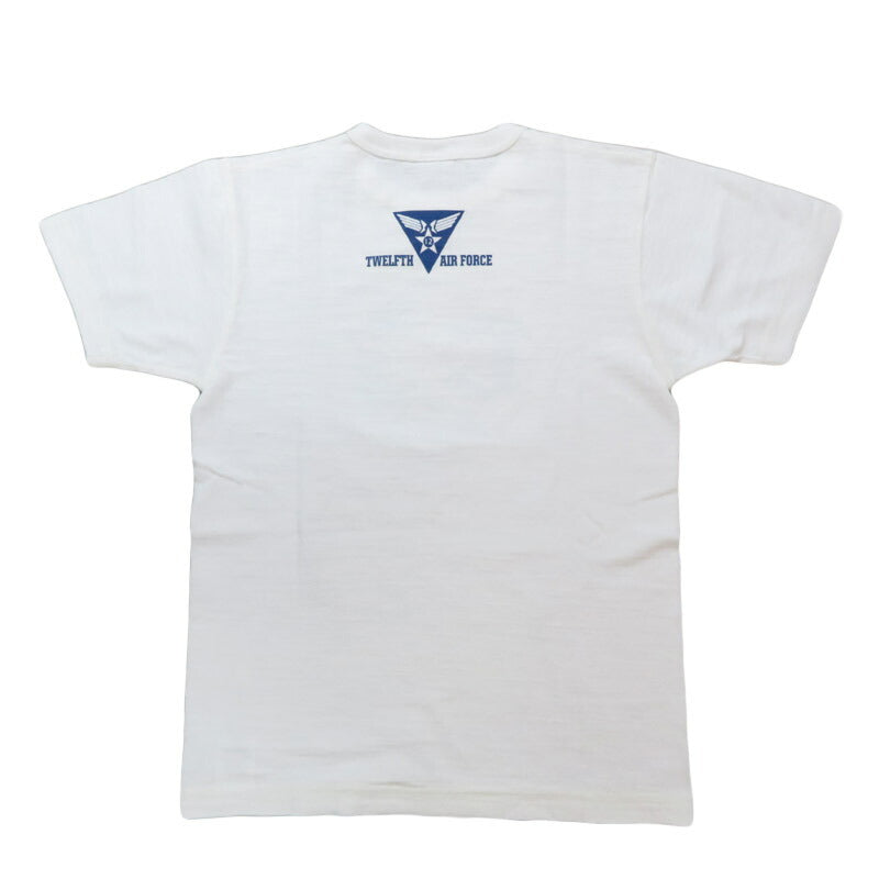 バズリクソンズ BUZZ RICKSON'S スラブヤーン 半袖 Tシャツ プリント "SLUB YARN T-SHIRT 444th BOMB SQ" BR79560【2025年春夏新作】