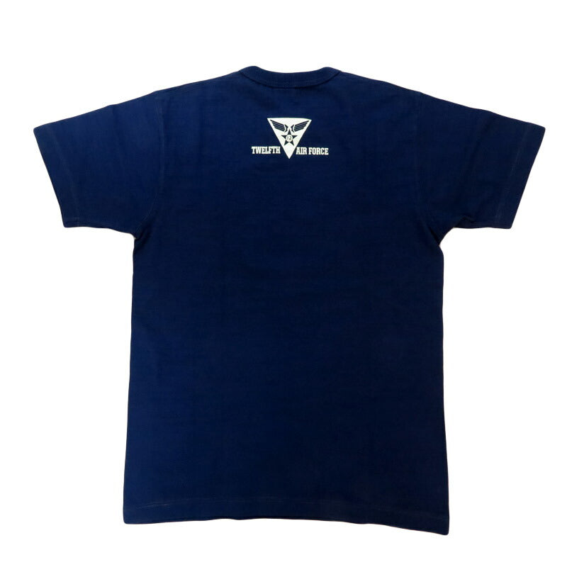 バズリクソンズ BUZZ RICKSON'S スラブヤーン 半袖 Tシャツ プリント "SLUB YARN T-SHIRT 444th BOMB SQ" BR79560【2025年春夏新作】