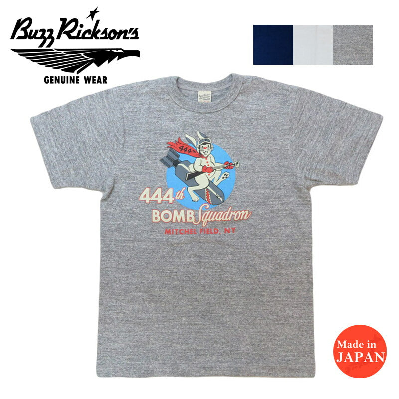 バズリクソンズ BUZZ RICKSON'S スラブヤーン 半袖 Tシャツ プリント