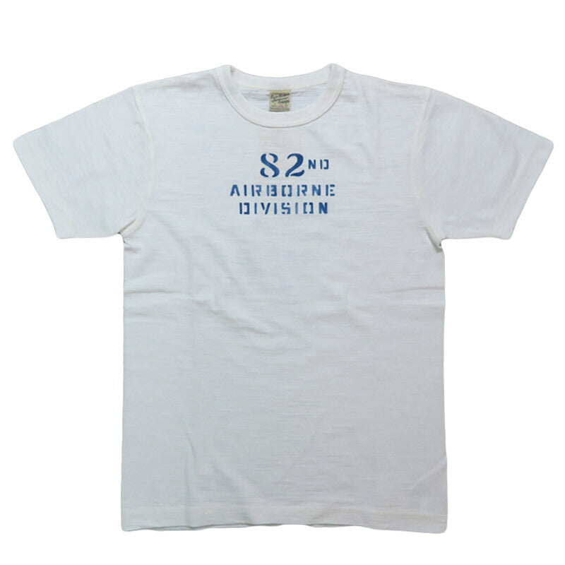 バズリクソンズ BUZZ RICKSON'S スラブヤーン 半袖 Tシャツ プリント"82nd AIRBORNE DIV." BR79564【2025年春夏新作】