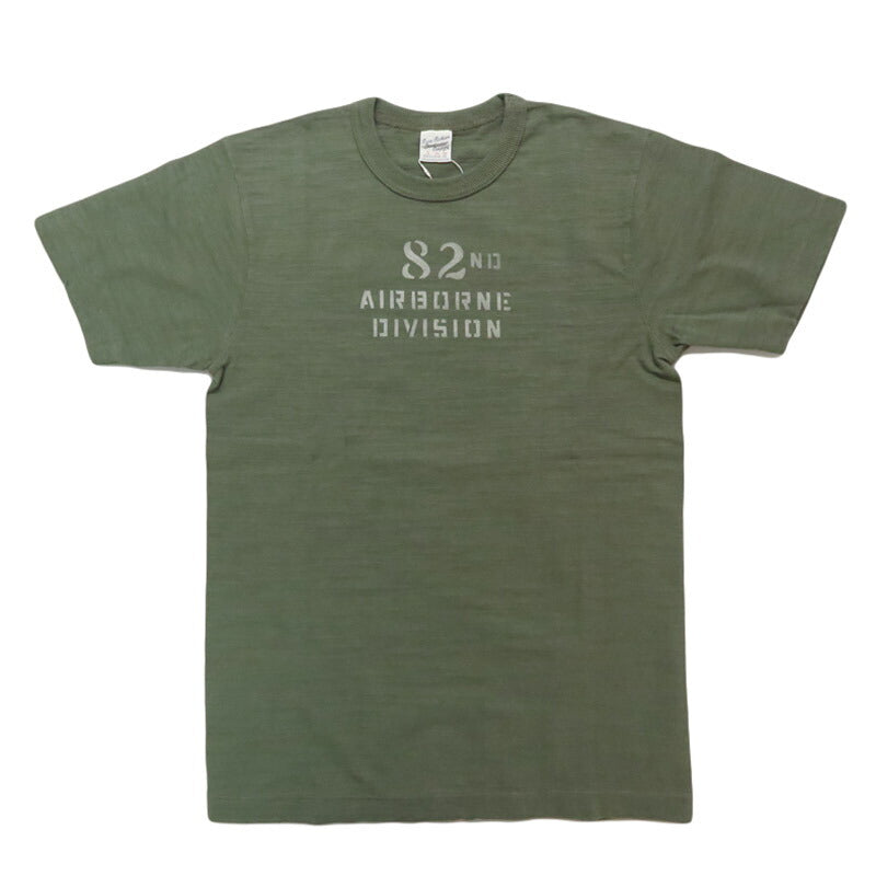 バズリクソンズ BUZZ RICKSON'S スラブヤーン 半袖 Tシャツ プリント"82nd AIRBORNE DIV." BR79564【2025年春夏新作】