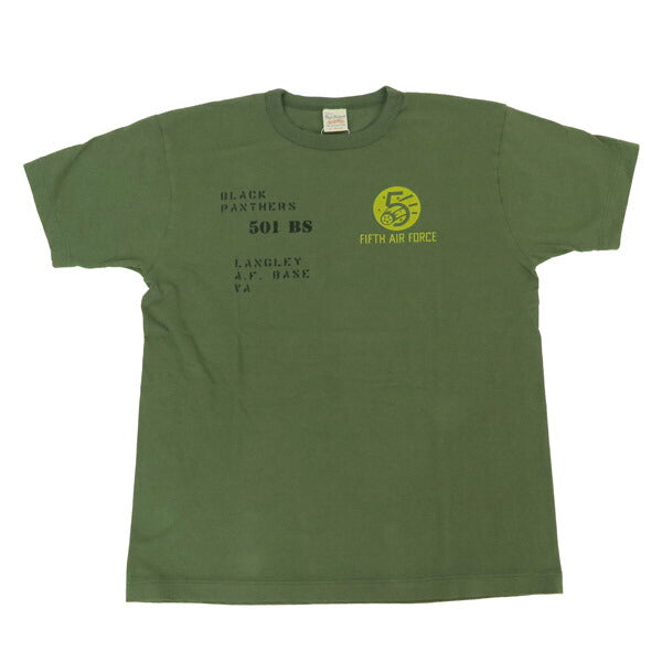 バズリクソンズ BUZZ RICKSON'S 半袖 Tシャツ プリント FIFTH AIR FORCE GOVERNMENT ISSUE T-SHIRT BR79574【2025年春夏新作】