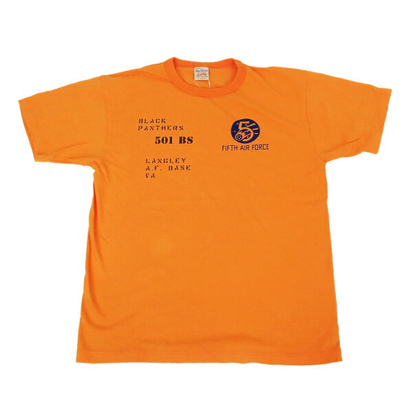 バズリクソンズ BUZZ RICKSON'S 半袖 Tシャツ プリント FIFTH AIR FORCE GOVERNMENT ISSUE T-SHIRT BR79574【2025年春夏新作】