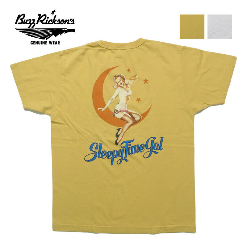 バズリクソンズ BUZZ RICKSON'S 半袖 Tシャツ アメリカ製 "SLEEPY TIME GAL" BR79624【2025年春夏新作】