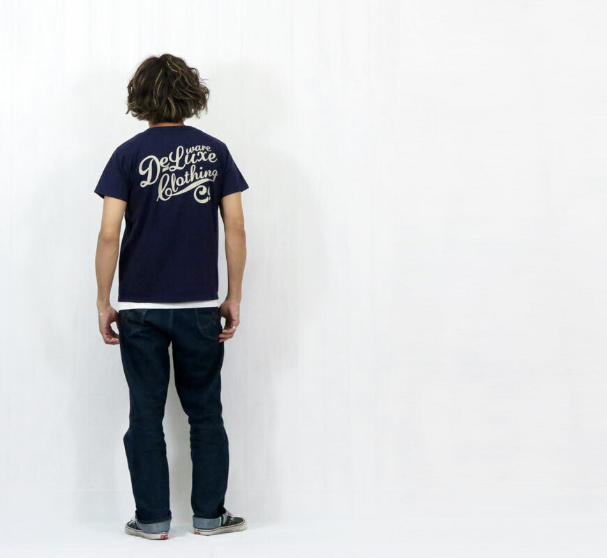 デラックスウェア DELUXEWARE 半袖 ロゴ クルーネック Tシャツ MT(BRGM)シリーズ 吊り編み ユニオンスペシャル BRGM-00B13【2025年春夏新作】