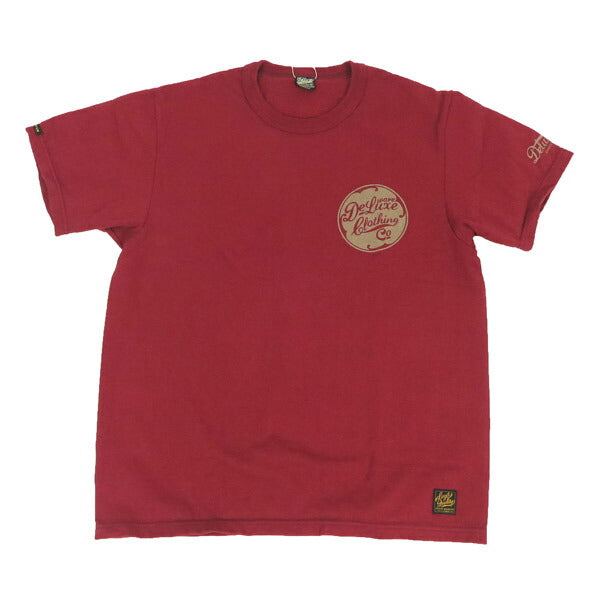 デラックスウェア DELUXEWARE 半袖 Tシャツ ロゴプリント 吊り編み ユニオンスペシャル BRGX-001【2025年春夏新作】