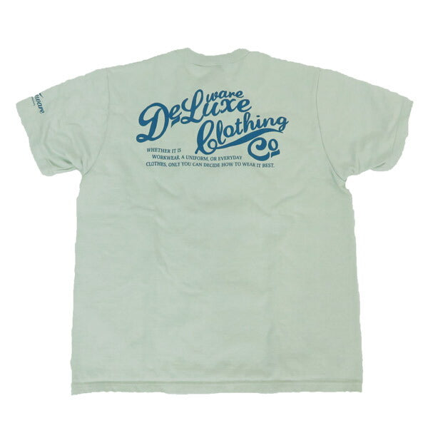 デラックスウェア DELUXEWARE 半袖 Tシャツ ロゴプリント 吊り編み ユニオンスペシャル BRGX-001【2025年春夏新作】